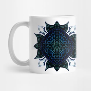 Flower Turtle Mandala Mug